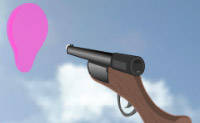 Schiet als een echte scherpschutter alle ballonnen kapot. Mis er niet meer dan 3!