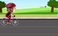 Je bent door je vrienden uitgedaagd voor een wedstrijd fietsen. Je wilt natuurlijk wel winnen!