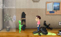 Het kantoor is aangevallen door aliens. Aan jou de taak de orde te herstellen!