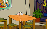 Onderzoek alle items en probeer te ontsnappen uit dit cafe...