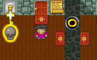 Guie o Hector ao longo destes puzzles do Quarto Vermelho da Mans�o Fantasma. 