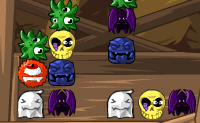 Zorg ervoor dat je telkens 3 of meer dezelfde monsters op een rij hebt. Je kunt de monsters alleen verticaal van positie laten wisselen.