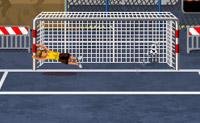 Probeer om de mooiste doelpunten te maken in deze voetbal game.
