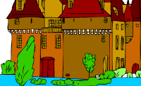 Kleur dit kasteel zo mooi mogelijk in