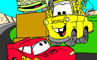 Kleur deze Cars zo mooi mogelijk in.