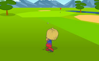 Kies 1 van de 15 golfclubs en probeer in zo weinig mogelijk beurten de bal te putten.