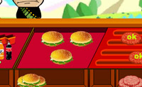 Zet je koksmuts op en serveer je klanten heerlijke hamburgermenu's!