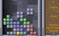 Nieuwe versie van het spel Tetris met mooie effecten en leuke muziek erbij gemaakt!