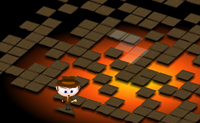 Probeer door de 40 levels heen te komen door de paden goed aan te leggen zodat het mannetje naar de andere kant kan lopen.