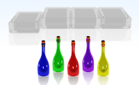 Het spel laat zien welke stenen welke kleuren hebben, en dat moet je onthouden om later zelf te kunnen aanwijzen welke steen welke kleur had.