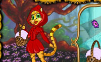 Kleed deze katten aan met kleding die uit een sprookje komt. Als alle kledingstukken uit hetzelfde sprookje komen krijg je een gelukkig einde.