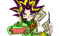Kleur yu-gi mooi in.