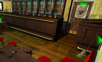 Probeer in dit spelletje de uitgang van de bar te vinden door allemaal raadsels op te lossen.
