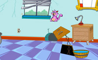 Probeer de muis te vangen voordat hij alle kaas weg neemt. Als je onder aan het scherm op de kat drukt kan je een ander spel spelen. Waar je de kat in een val moeten proberen te lokken.