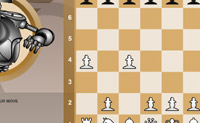 Probeer om de schaakrobot te verslaan in een potje schaken.