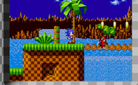 Probeer met Sonic binnen 300 seconden zoveel mogelijk ringen te verzamelen en de level te halen. Pas op voor de vijanden!