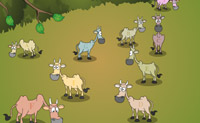 Een tijger, koe en schaap zijn ontsnapt uit een kooi en zijn daarna vast te komen zitten op een eiland. Red de dieren en breng ze terug naar huis.
