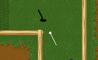 Probeer in deze minigolf een hole in one te slaan !