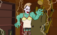 Kleed deze monsters zo eng mogelijk aan. Je kan kiezen uit Dracula, Frankenstein, een Weerwolf en een skelet.