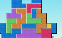P�es todos os blocos no s�tio correcto para fazer uma parede.