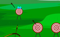 Probeer om elke ronde de hoogste score te schieten om door te gaan naar de volgende ronde. Elke nieuwe ronde wordt het schieten een stuk lastiger omdat de borden op een grotere afstand worden gezet.