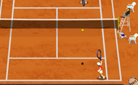 Tenta ficar em primeiro neste torneio de t�nis.