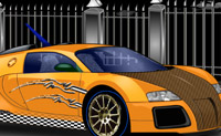 Enfeita este carro para que toda a gente o admire na pr�xima exposi��o de carros.
