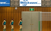 Probeer zover mogelijk te komen in deze volleybal competitie.