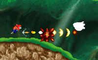 Destr�i todas as m�quinas e inimigos nesta bela floresta. Mas garante que eles n�o te atingem.