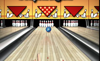 Probeer een zo hoog mogelijke score te halen met bowlen.