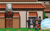 Kies een karakter uit de populaire animatieserie Naruto en zorg dat je het gevecht wint. In het begin van het spel wordt vermeld om op 