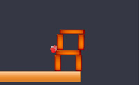Probeer genoeg stenen om te gooien met de bal om naar de volgende level te gaan. Je krijgt per level 2 ballen.