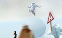 Tenta atingir a m�xima pontua��o poss�vel evitando todos os obst�culos. Quanto mais longe fores mais r�pido andar� a bola de neve.