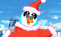 Kleed deze Pingu�n leuk aan zodat hij een goede indruk maakt op het publiek.
