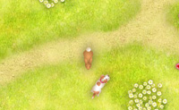 Apanha tantas caricas quanto poss�vel antes que o tempo acabe. Cuidado com os animais que andam pelo jardim.
