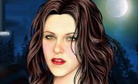 Maquilha a Kristen Stweart para que fique fant�stica para o filme Crep�sculo