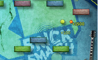Tenta atingir todos os blocos com o teu skate