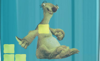 Breek alle blokken om Scrat's vrienden te bevrijden. Je breekt blokken door er een blok met dezelfde kleur naast te leggen of op te laten vallen.