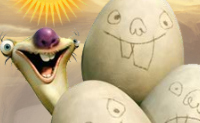 In de nieuwste film van Ice Age wordt Sid een moeder. De eieren zijn nog niet uitgekomen maar jij kunt ze al wel een unieke personaliteit geven. Versier deze eieren zo mooi mogelijk en laat ze vervolgens aan je vrienden en familie zien.