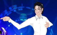 O Michael Jackson � um dos melhores cantores de sempre, veste-o bonito