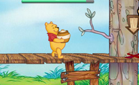 Help Winnie om potten honing van de ene naar de andere plek te verplaatsen. Wanneer Winnie geen pot vasthoudt, laten de bijen hem trouwens met rust. Om extra punten te verzamelen, kan je speciale spelletjes spelen. Pas op: als Winnie dit speciale spelletje niet wint, breekt zijn honingpot...