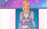 Dit knappe model gaat straks de catwalk op. Help haar om zich op tijd om te kleden, zodat ze weer in een nieuwe outfit op de catwalk staat!