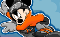 O Rato Mickey foi numas f�rias de desportos de Inverno e decidiu ir fazer snowboard desta vez. Esta pista cont�m todo o tipo de desafios e obst�culos, que vais descobrindo com ele � medida que vais descendo a encosta. Garante que o Mickey faz tantos truques quanto poss�vel, e que evita tantos obst�culos quanto poss�vel.