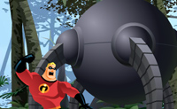 Mr. Incredible en Frozone zijn druk met het verslaan van de buitenaardse robots die de planeet bedreigen. Help ze een handje bij het bestrijden ervan. Iedere geslaagde aanval levert je punten op! Verzamel punten om nieuwe technieken te kunnen gebruiken...
