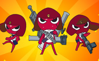Ajuda o Keroro a manter-se um passo � frente do Giroro, e apanha v�rios itens pelo caminho. Evita as armadilhas que o Kululo e Giroro montaram para ti! A Kero-Bola permite-te detonar na persegui��o a Giroro.