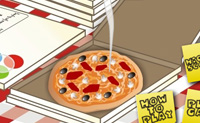 Hm, deze pizza's zien er echt lekker uit! Geen wonder dat er zoveel klanten pizza's bestellen bij jouw pizzeria. Wanneer een klant belt, klik dan op het telefoon-icoon om de bestelling op te nemen. Klik vervolgens op je pizzeria om te zien welke pizza's je klaar kan maken. Klik op een pizza om te beginnen met bakken. Iedere klik betekent ��n pizza. Succes!