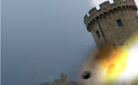 In dit spel moet je in 60 seconden, en zo menselijk mogelijk, een kasteel vernietigen met een kanon. Zodra de kanonskogel ontploft, veroorzaakt het enorm veel schade aan de meest dichtbijzijnde stenen, maar minder aan de stenen rond de kogelinslag. Wanneer een steen eenmaal beschadigd is, wordt deze altijd vernietigd.