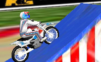Este � um jogo engra�ado de motocross com o duplo Evel Knievel! Salta com a tua moto por cima do fogo e tenta parar dentro do tempo. Boa sorte!