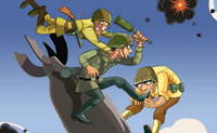 In World Wars 2 is het de bedoeling dat je alle grondgebieden op de kaart verovert.