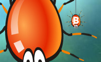 Deves digitar letras e n�meros que est�o nas costas da aranha para que elas n�o apanhem as cerejas dos teus gelados! Digita Bomba ou Vida quando vires estas palavras escritas nas costas dos insectos voadores, para ganhares bombas extra ou vidas.